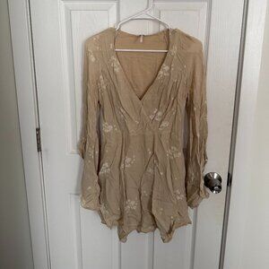 Free People Tan Dress